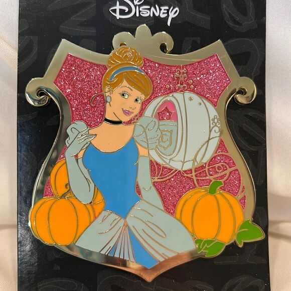 Disney Accessories - Disney X Cinderella Princess Stories Pin 3” LE 300!! RARE Classic Princess NEW